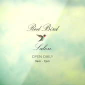 Autocollant Pour Fenêtre Clôture de fenêtre de colibri (Feuille 3)