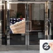 Autocollant Pour Fenêtre Clôture de fenêtre de constitution (Porte de bureau)