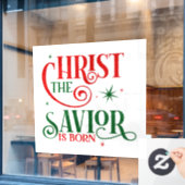 Autocollant Pour Fenêtre Clôture de fenêtre de Noël (Fenêtre de café)