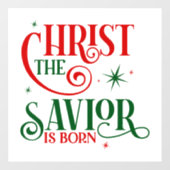 Autocollant Pour Fenêtre Clôture de fenêtre de Noël (Feuille)