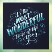 Autocollant Pour Fenêtre Clôture de fenêtre de Noël (Feuille 3)