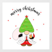 Autocollant Pour Fenêtre Clôture de fenêtre de Noël (Feuille)