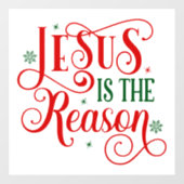 Autocollant Pour Fenêtre Clôture de fenêtre de Noël (Feuille)