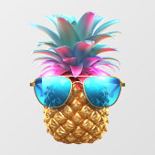 Autocollant Pour Fenêtre Clôture de fenêtre de Noël tropicale (Feuille)