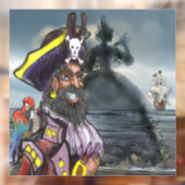 Autocollant Pour Fenêtre Clôture de fenêtre de rêve pirate (Feuille 2)