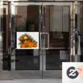 Autocollant Pour Fenêtre Clôture de fenêtre de Thanksgiving (Porte de bureau)