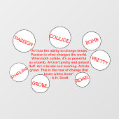 Autocollant Pour Fenêtre Clôture de fenêtre de transformation créative (Feuille)