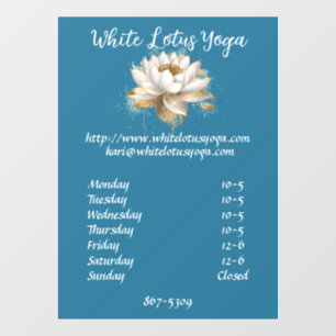 Autocollant Pour Fenêtre Clôture de fenêtre d'entreprise personnalisable