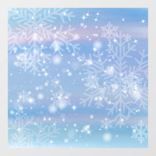 Autocollant Pour Fenêtre Clôture de fenêtre des flocons de neige