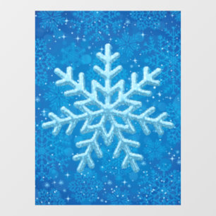 Autocollant Pour Fenêtre Clôture de fenêtre des flocons de neige