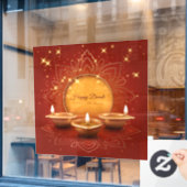 Autocollant Pour Fenêtre Clôture de fenêtre Diwali (Fenêtre de café)
