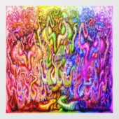 Autocollant Pour Fenêtre Clôture de fenêtre d'octopus (Feuille)