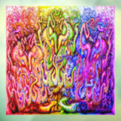 Autocollant Pour Fenêtre Clôture de fenêtre d'octopus (Feuille 3)