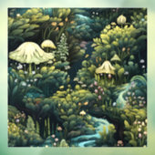 Autocollant Pour Fenêtre Clôture de fenêtre du jardin de fées (Feuille 3)