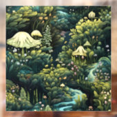 Autocollant Pour Fenêtre Clôture de fenêtre du jardin de fées (Feuille 2)