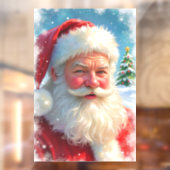Autocollant Pour Fenêtre Clôture de fenêtre du Père Noël (Feuille 2)