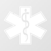 Autocollant Pour Fenêtre Clôture de fenêtre EMT EMS paramétrée (Feuille)