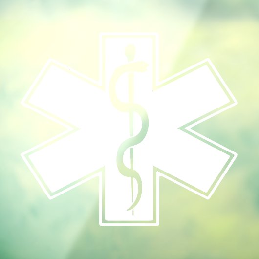 Autocollant Pour Fenêtre Clôture de fenêtre EMT EMS paramétrée (Feuille 3)