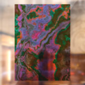 Autocollant Pour Fenêtre Clôture de fenêtre en marbre aigre (Feuille 2)