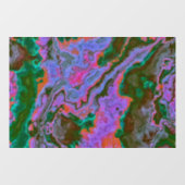 Autocollant Pour Fenêtre Clôture de fenêtre en marbre aigre (Feuille)