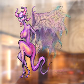 Autocollant Pour Fenêtre Clôture de fenêtre Fae foncé (Feuille 2)