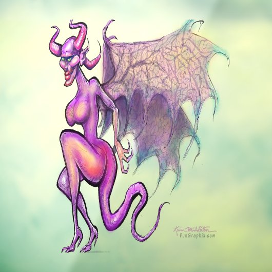 Autocollant Pour Fenêtre Clôture de fenêtre Fae foncé (Feuille 3)