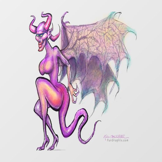 Autocollant Pour Fenêtre Clôture de fenêtre Fae foncé (Feuille)