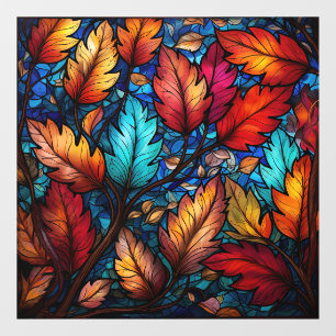 Autocollant Pour Fenêtre Clôture de fenêtre Feuilles d'automne