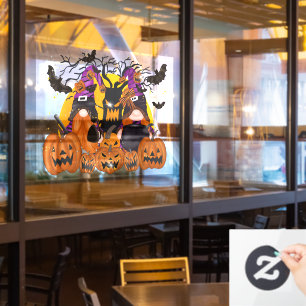 Autocollant Pour Fenêtre Clôture de fenêtre Gnomes d'Halloween