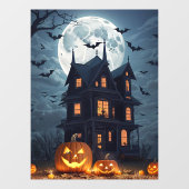 Autocollant Pour Fenêtre Clôture de fenêtre Halloween (Feuille)