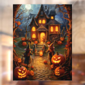 Autocollant Pour Fenêtre Clôture de fenêtre Halloween (Feuille 2)