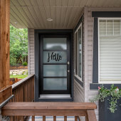 Autocollant Pour Fenêtre Clôture de fenêtre "Hello"