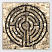 Autocollant Pour Fenêtre Clôture de fenêtre LABYRINTH V 12x12 (Feuille)