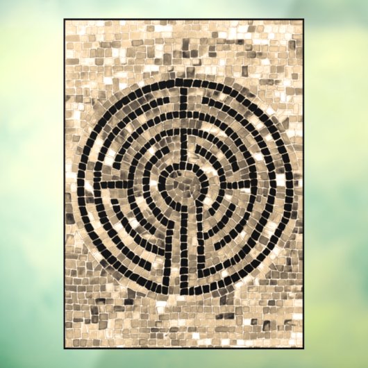 Autocollant Pour Fenêtre Clôture de fenêtre LABYRINTH V 8x11 (Feuille 3)