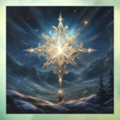 Autocollant Pour Fenêtre Clôture de fenêtre Magical North Star (Feuille 3)