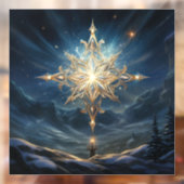 Autocollant Pour Fenêtre Clôture de fenêtre Magical North Star (Feuille 2)