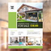 Autocollant Pour Fenêtre Clôture de fenêtre modifiable immobilier (Feuille 2)