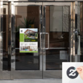 Autocollant Pour Fenêtre Clôture de fenêtre modifiable immobilier (Porte de bureau)