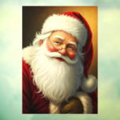 Autocollant Pour Fenêtre Clôture de fenêtre père Noël (Feuille 3)