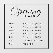 Autocollant Pour Fenêtre Clôture de fenêtre Simple Modern Store (Feuille)