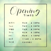 Autocollant Pour Fenêtre Clôture de fenêtre Simple Modern Store (Feuille 3)