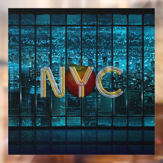 Autocollant Pour Fenêtre Clôture de fenêtre TEE New York (Feuille 2)