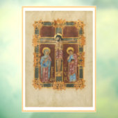 Autocollant Pour Fenêtre Clôture de la fenêtre crucifixion (Feuille 3)