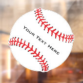 Autocollant Pour Fenêtre Clôture de la fenêtre de baseball (Feuille 2)