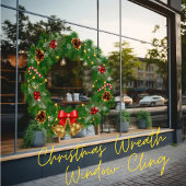 Autocollant Pour Fenêtre Clôture de la fenêtre de couronne de Noël