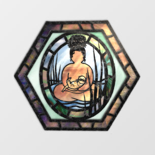 Autocollant Pour Fenêtre Clôture de la fenêtre de déesse de la loutre de me