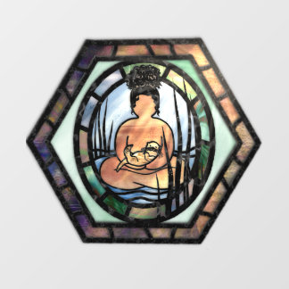 Autocollant Pour Fenêtre Clôture de la fenêtre de déesse de la loutre de me