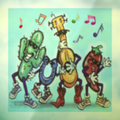 Autocollant Pour Fenêtre Clôture de la fenêtre de pays (Feuille 3)