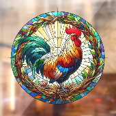 Autocollant Pour Fenêtre Clôture de la fenêtre du coq (Feuille 2)