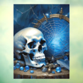 Autocollant Pour Fenêtre Clôture de la fenêtre du crâne (Feuille 3)